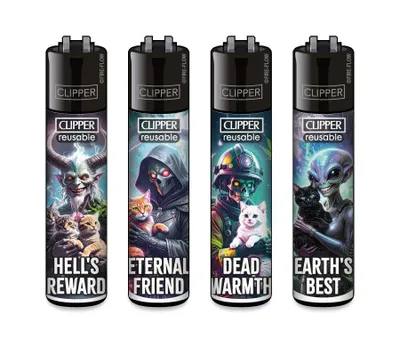Produktbild von Clipper Feuerzeug 4er Set FFX Soulmates