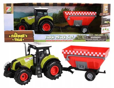 Obrázek produktu pro NORIMPEX Sada zemědělských vozidel: Traktor se setkou
