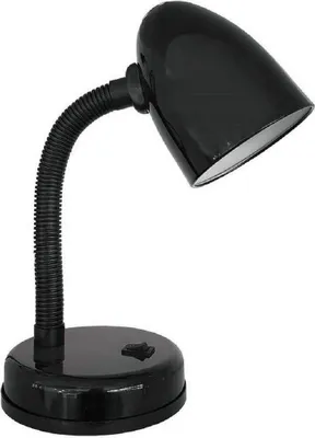 Productafbeelding van Tischlamp EDM 30255 Amsterdam, zwart, metaal, 60W, 13 x 34 cm, E27, flexibele bureaulamp