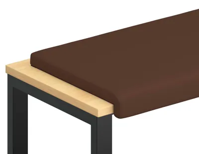 Immagine prodotto di vidaXL Cuscino da banco in ecopelle, colore marrone, profondità 35 cm