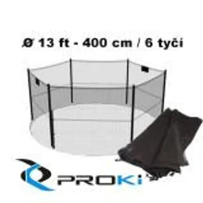 Obrázok produktu pre Ochranná sieť na trampolínu 400 cm - 6 tyčí Linder Exclusiv