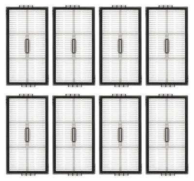 HEPA-Ersatzfilter 8er-Pack für Roborock Saros 10R, Saros 20, Qrevo Edge 2