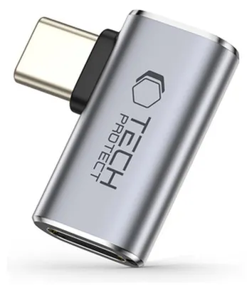 Zdjęcie produktu dla Adapter Kątowy Tech-Protect Ultraboost Aa01 Usb-C - Szary