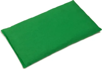 Produktbild von Rapssamenkissen 30 x 20 cm, froschgrün - Als Wärmekissen & Kältekissen - Körnerkissen für Mikrowelle und Backofen - 30x20cm