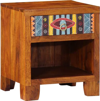 Produktbild von Nachttisch 40x35x45 cm Massivholz Akazie