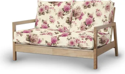 Produktbild von Dekoria Bezug für Lillberg 2-Sitzer Sofa, beige- rosa, Sofahusse, Lillberg 2-Sitzer