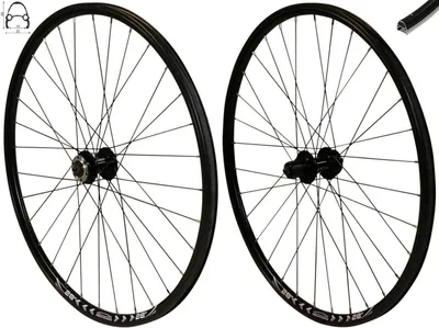 Produktbild von REDONDO 28 Zoll Laufrad Set Hinterrad Vorderrad Disc Hohlkammer Felge Schwarz