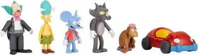 Imagen del producto de Set Figuras Show de Krusty Los Simpson 7 cms