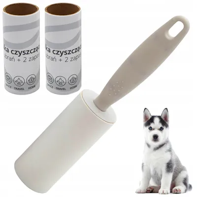 Zdjęcie produktu dla Rolka do Ubrań + 2 Zapasy Wałek do Czyszczenia Ciuchów z Sierści Włosów