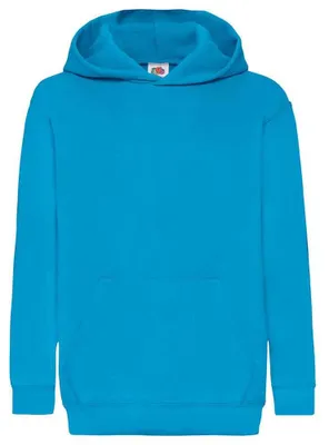 Zdjęcie produktu dla Fruit of the Loom – bluza z kapturem „Classic” dla dzieci LT2585 (116) (niebieski)