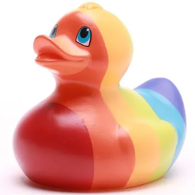 Produktbild von Badeente Rainbow Vinyl 9,5 cm