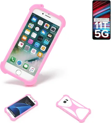 Produktbild von K-S-Trade Handy Hülle kompatibel mit Xiaomi Redmi Note 11T 5G Schutz Hülle Bumper Silikon Schutz Hülle Cover Case Silikoncase Silikonbumper TPU