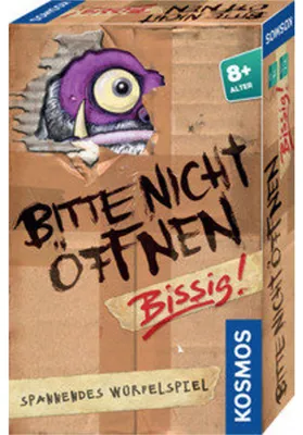 Produktbild von Kosmos Bitte nicht öffnen - Bissig!, Brettspiel, Bildend, 8 Jahr(e), 15 min, Familienspiel