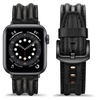 Immagine prodotto di Solidchoice - Cinturino in pelle di ricambio per Apple Watch Series 8/7/6/5/4/3/2/1