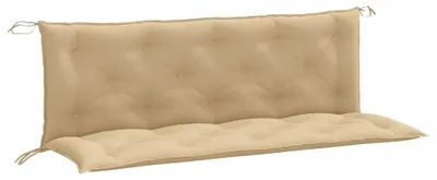 Produktbild von vidaXL Gartenbank-Auflagen 2 Stk. Melange Beige 150x50x7 cm Stoff