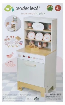 Produktbild von Tender Leaf Holz Küchenschrank und Geschirrspüler Spielküche