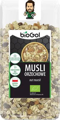 MUSLI ORZECHOWE BIO 300 g - BIOGOL