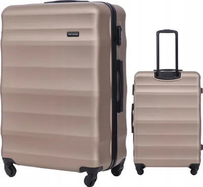 Walizka duża wytrzymały bagaż podróżny na 4 kółkach z ABS-u WINGS – zdjęcie produktu