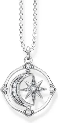 Produktbild von Thomas Sabo Kette Sterling Silvergeschwärzt Zirkonia Länge 70 Cm Ke1983-643-14