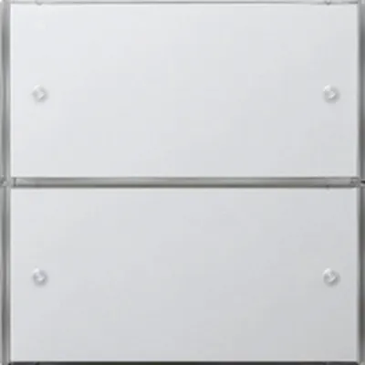 Produktbild von GIRA 2032112 Tastsensor3 Komfort 2fach KNX Flächenschalter Reinweiß glänzend