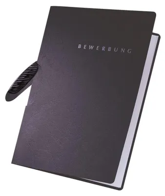 Image de PAGNA Dossier de candidature "Swing" DIN A4 en carton noir (1 pièce)