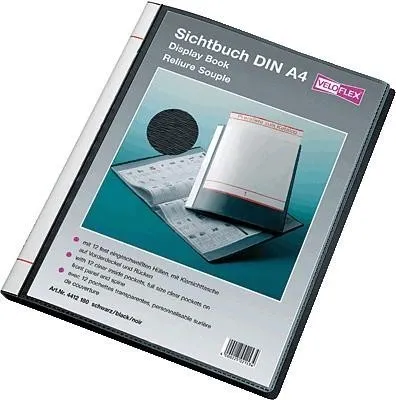 Produktbild von Veloflex 4412180, Schwarz, Polypropylene, A4, Porträt