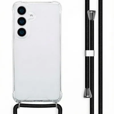 Imagen del producto de Funda trasera transparente con cordón para Samsung Galaxy S25 -