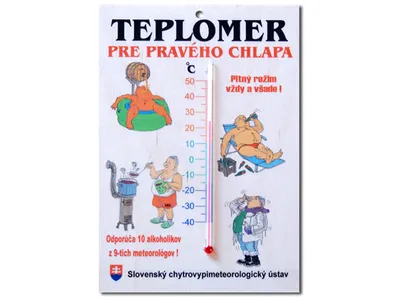 Obrázek produktu pro Teploměr pro pravého chlapa