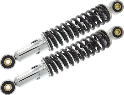 Produktbild von Set: Federbeine, verstellbar, schwarz/chrom, Länge: ca. 260mm - Simson KR51 Schwalbe, SR4 Vogelserie