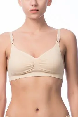 Produktbild von Damen Nahtlos Seamless Soft Cup Push Up Sport BH mit einlegbarem Polster 33617