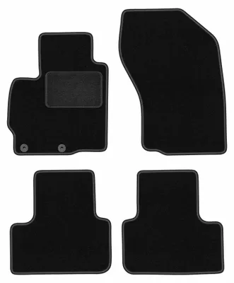 Immagine prodotto di Tappetini in moquette per Peugeot 4008 2012-2017 (crossover) – set 4 pezzi, neri, su misura – Wielganizator LUX