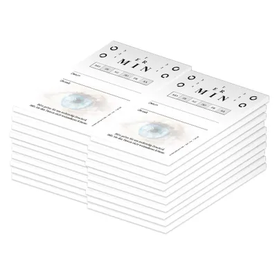 Produktbild von PRICARO Terminblock für Augenärzte "Sehtest" (20er Pack)