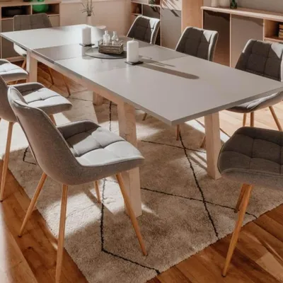 Immagine prodotto di Tavolo allungabile Epik50A 160x90x75 H colore rovere grigio
