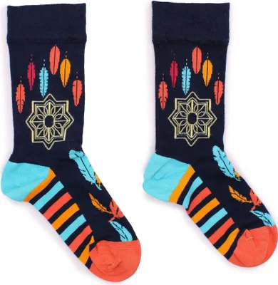 Produktbild von Socken Strümpfe Traumfänger Federn Mandala S/M EU 36-40