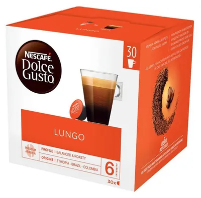 Obrázok produktu pre Káva Nescafe D.gusto Lungo 30Ks.