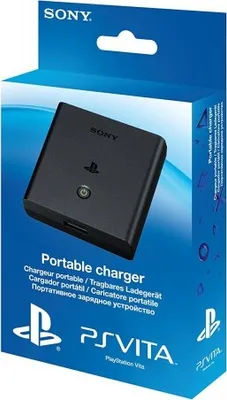Produktbild von Sony Portable Charger, Innenraum, Outdoor, Tragbare Spielekonsole, PS Vita, Schwarz
