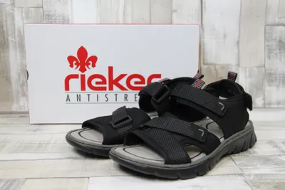 Produktbild von Rieker Herren Klett-Sandale schwarz 44