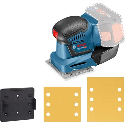 Immagine prodotto di Levigatrice orbitale a batteria GSS 18 V-10 Bosch 18V Solo - senza batteria, senza caricabatteria