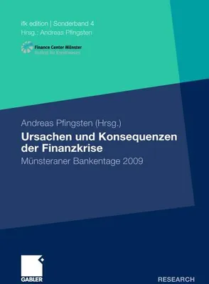 Produktbild von Ursachen und Konsequenzen der Finanzkrise