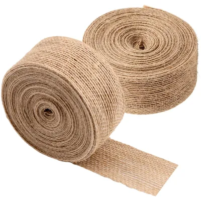 Productafbeelding van Jute Lint Tape, 3,8 cm x 30 m, Set van 2 Rollen