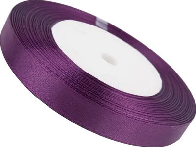 Produktbild von Dekolo Satin  Schleife  Hochzeit  Satinband Geschenkband Schleifenband Geburtstag Deko Dunkelviolett