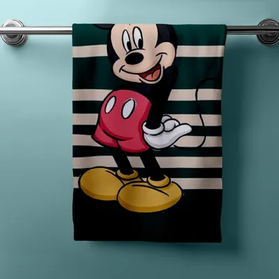 Produktbild von Disney Mickey Duschtuch Badetuch  60 x 120 cm