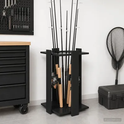 Image de vidaXL Support pour billard, en bois composite, 42 x 43 x 60 cm, noir