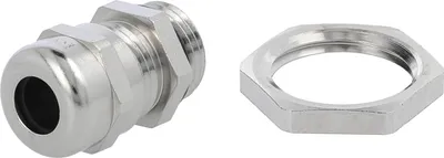 Immagine prodotto di Raccordo LAPP con controdado PG9x1,41 ottone (CuZn) nichelato lunghezza filettatura 6,0 mm - 1 pezzo