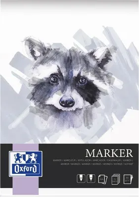 Produktbild von Oxford - Zeichenblockmarker A4 15 Blatt 180 Gramm | 10 Stück