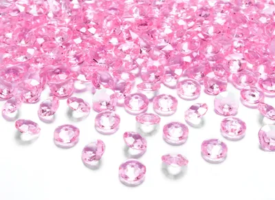 Produktbild von 10/50 Dekosteine Diamant | Ø 20 mm Rosa (10 Stück)