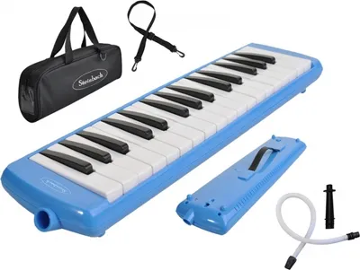 Produktbild von Steinbach Melodica blau 32 Tasten inkl. Anblasschlauch