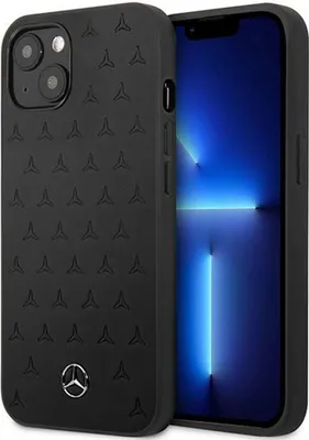 Immagine prodotto di Mercedes Mehcp13Spsqbk Iphone 13 Mini 5.4 Nero/Nero Custodia rigida in pelle con motivo a stelle
