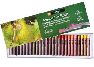 Produktbild von Sunny Ölpastell Set – 25 Farben, extra weich & hochpigmentiert, perfekte Farbverläufe & Mischbarkeit für ausdrucksstarke Kunstwerke