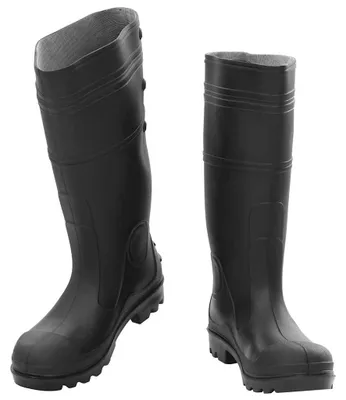Zdjęcie produktu dla vidaXL Buty gumowe czarne rozmiar 40 PVC